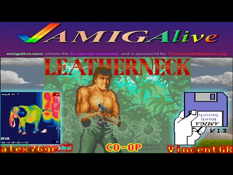 AmigaLive #9 - Leatherneck Co Op Gameplay