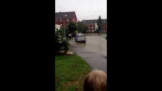 preview picture of video 'Rayleigh flooding 24th aug 2013'