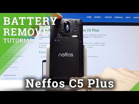 How to Remove Battery in TP-LINK Neffos C5 Plus - Soft Reset / Force Restart