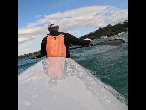 Fenn XTS surfing well! #surfski #kayak #downwind #surfingfun