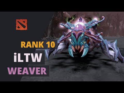 iLTW (Rank 10) plays Weaver Dota 2 Full Game