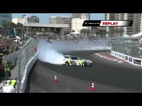 EMMANUEL ARMANDIO vsTOSHIKI YOSHIOKA During Top 32 2012 Formula Drift Round 1 @ Long Beach Californi