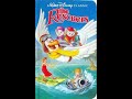 Opening To The Rescuers 1992 VHS