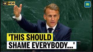 Macron Hits Out At Trump’s Gaza Diplomacy In UN Speech, Calls It 'Spectacle Of Shame' | N18G