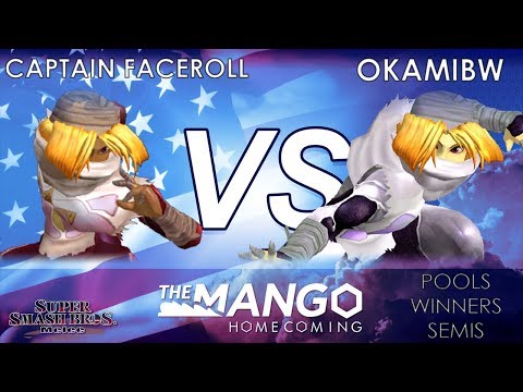 Mango Homecoming - PS | Cpt. Faceroll (Sheik) VS OkamiBW (Sheik) - SSBM - Pools - WS
