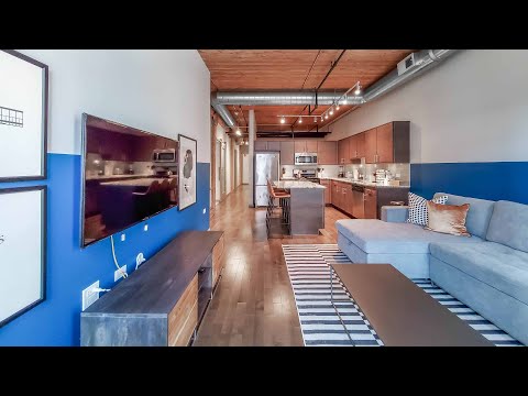 A furnished Streeterville 2-bedroom, 2-bath #4105 at The Lofts at River East A furnished Streeterville 2-bedroom, 2-bath #4105 at The Lofts at River East