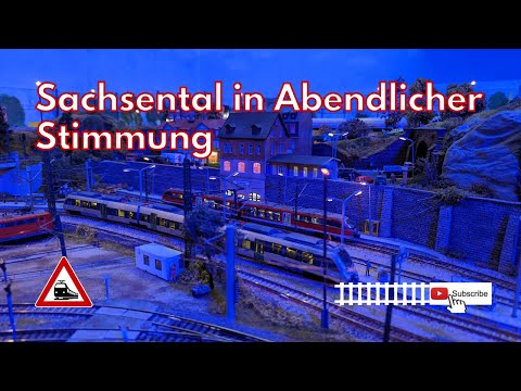 Sachsental in Abendlicher Stimmung // Modellbahn Spur TT