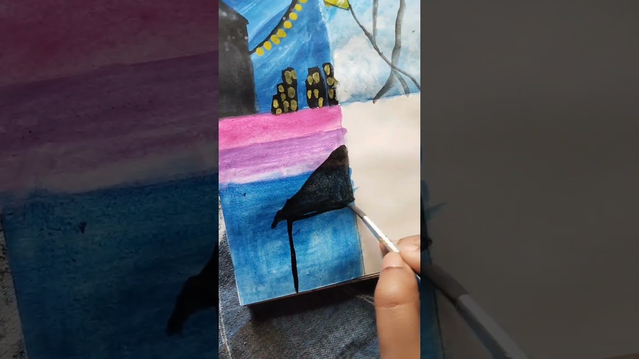 ✨Easy paintin🎨 #art #foryou #drawing #painting #viral #trending #shorts #artist @pinkaghosh2789