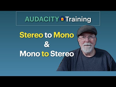 So konvertieren Sie Stereo in Mono und Mono in Stereo mit Audacity