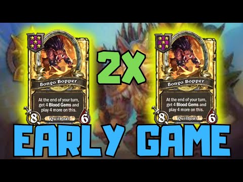 GOLDEN BONGO DOMINATION: Crushing Hearthstone Battlegrounds with Quilboars!