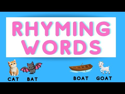 Rhyming Words / Phonological Awareness / Phonemic Awareness / Kindergarten / Printable Page Below