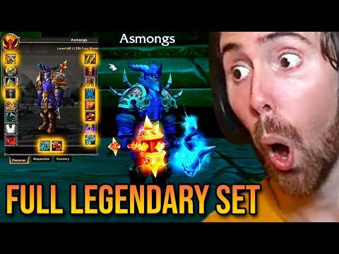 Asmongold Uses ALL WoW Legendaries Thanks To Party Sync (NEW Patch 8.2.5 Feature)