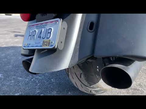 ‘21 Indian Springfield Darkhorse gutted stock exhaust profile