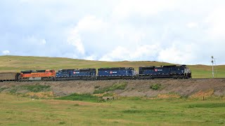 EMD SD45's on Bozeman Pass Helper Service - Montana Rail Link