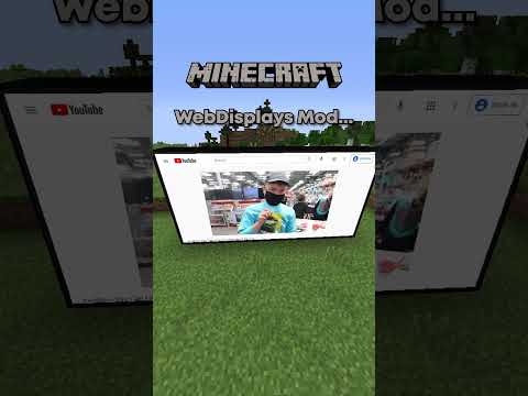 Watching MrBeast In MINECRAFT! (WebDisplays Mod)