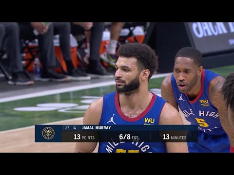 Jamal Murray Has Hilarious Reaction After Giannis Falls Over On Free Throw