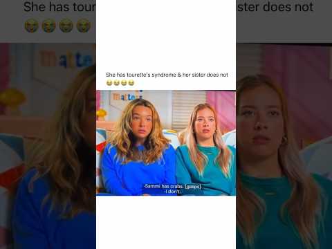 Lmao."I don't...I don't...I do" 😭😭 #tourettes #sisters #viral #fyp #family #tourettesyndrome #funny