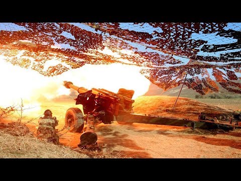 Trageri de lupta cu obuzierul 152mm