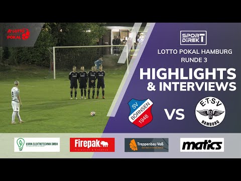 LOTTO Cup Round 3 // SV Börnsen vs. ETSV Hamburg #football #highlights #soccer