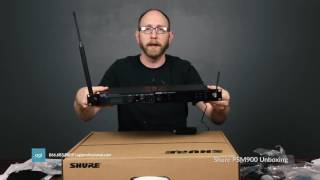 Video thumbnail for UNBOXING - SHURE PSM900 by Rain Pro Media - formerly AGI