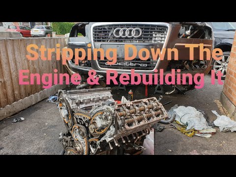 Audi A8 4.0tdi Project Pt8- Stripping Down The engine & Rebuilding.