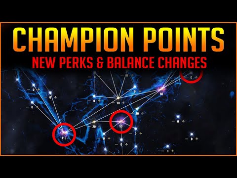 New Champion Point Perks & Balance Changes explained - ESO Blackwood PTS