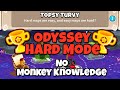 BTD6 Odyssey || Hard Mode Tutorial || No Monkey Knowledge (Topsy Turvy)