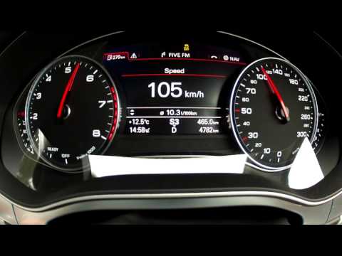 2015 Audi A6 1.8 TFSi (140kW/190hp) S-tronic 0-160km/h with GPS results