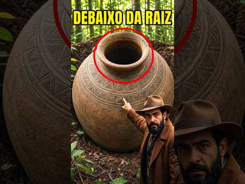 Sete urnas debaixo da raiz de uma árvore tombada no Amazonas #historia #amazonia #curiosidades