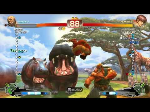 Bullcat [Gouken] vs Papatiwawa [Guy] SSF4 Japanese Online Ranked Matches - TRUE-HD