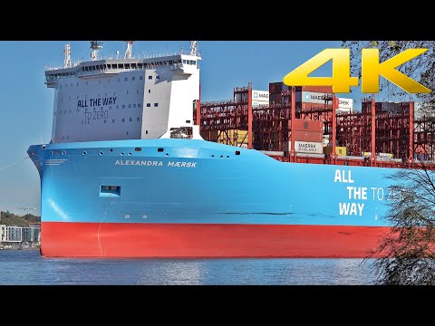 10+ HOURS MARINE TRAFFIC WITH SHIP DETAILS AT PORT OF HAMBURG - 4K SHIPSPOTTING 2023 AND 2024