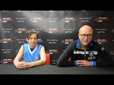 CEYBL U13 - Press conference, 21.10.2022, HAKRO Merlins Crailsheim - Sokol Dubeč