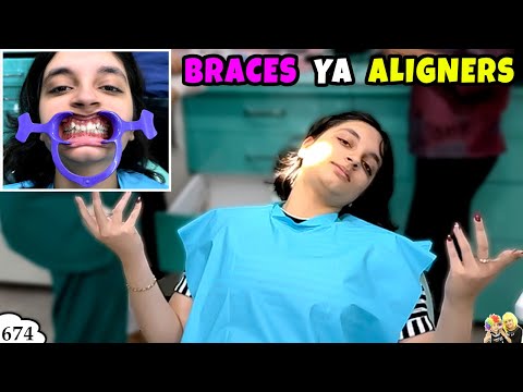 BRACES YA ALIGNERS | Pihu ke Teeth | Dental treatment | Aayu and Pihu Show