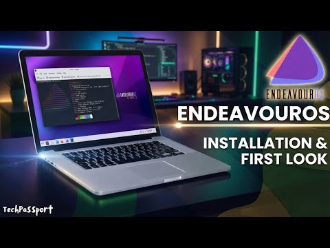 EndeavourOS  |  BEST Arch Distro New Release! |  how to i̇nstall endeavouros
