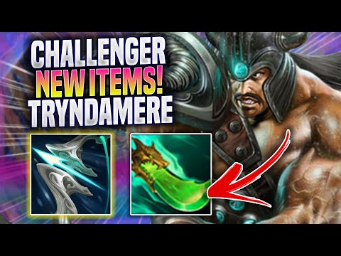 CHALLENGER TRIES TRYNDAMERE WITH NEW ITEMS! - Challenger Plays Trynda TOP vs Sett! | Preseason 2023