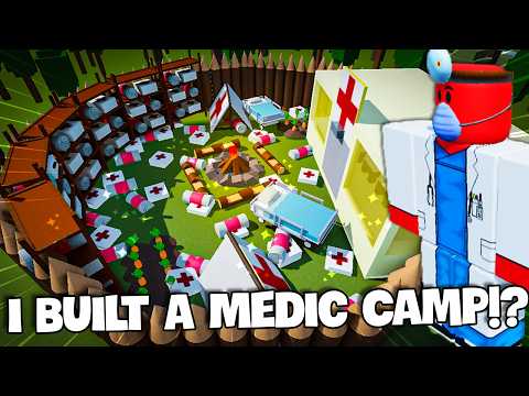 I built the Ultimate Medic Camp Base in 99 Nights in a Forest