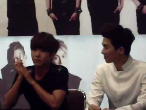 [FANCAM] 20120909 ZE:A Kwang Hee & Kevin Youngpung Fansign