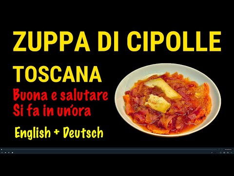 ZUPPA DI CIPOLLE TOSCANA