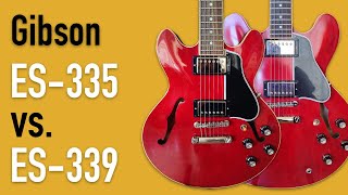Video thumbnail for Gibson ES-335 vs ES-339 by Biovo Guitar