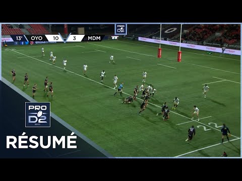 PRO D2 Saison 2024-2025 J12 - Résumé Oyonnax Rugby - Stade Montois Rugby