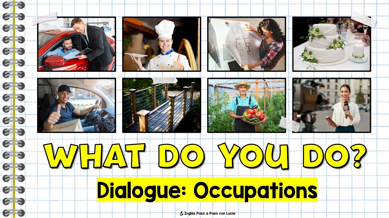 ¿Cómo preguntar “A qué te dedicas” en inglés? | Profesiones y trabajos