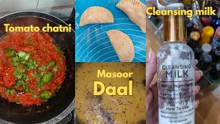 Tomatoes ki chatpati chatni!! Cleansing milk by shaista lodhii a perfect cleanser!!