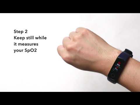 How to check SpO2 with HONOR Band 5?