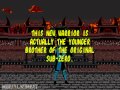 Mortal Kombat 2 Genesis Mega Drive Sub Zero Ending
