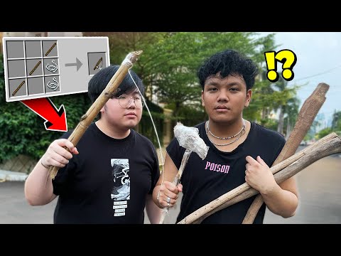 Ultimate Minecraft Survival Hacks: Crafting in Real Life!