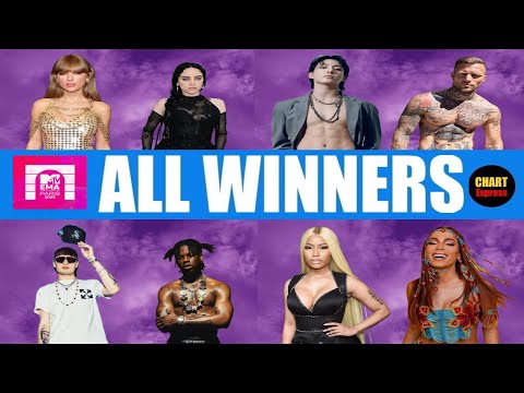 EMA's 2023 - ALL WINNERS | 2023 MTV European Music Awards | ChartExpress