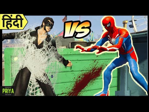 Krrish Vs Spiderman Who would Win?? Full Fight in Hindi