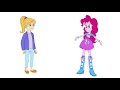 Me Meeting Pinkie Pie Equestria Girls
