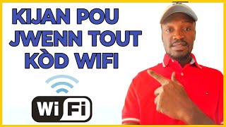 🟢 M'en Kijan pou jwenn tout kòd wifi sou telefon ou
