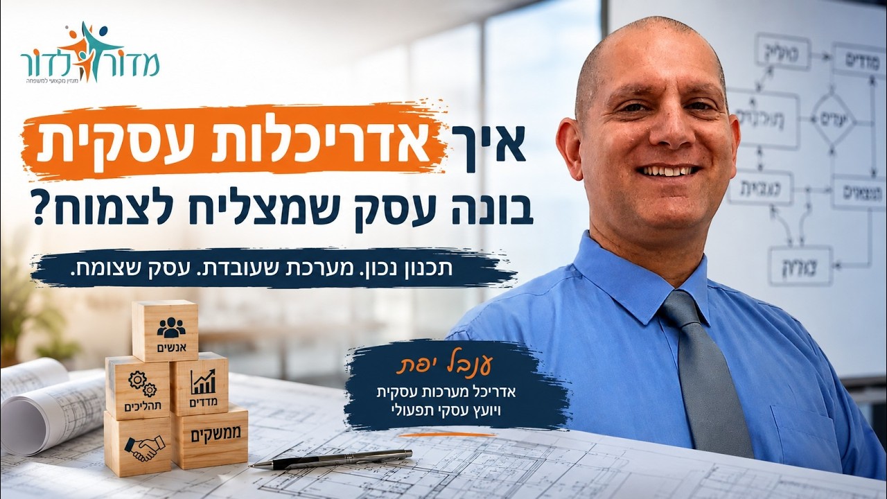 איך אדריכלות עסקית בונה עסק שמצליח לצמוח ?ריאיון ענבל יפת יעוץ תפעולי